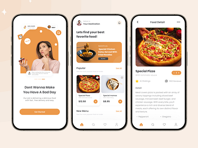 Food Delivery App branding delivery app design ecommerce figma food food delivery app food ordering app foodapp foodappdesign illustration landingpage mobileappdesign ui uidesign uiux user experience ux