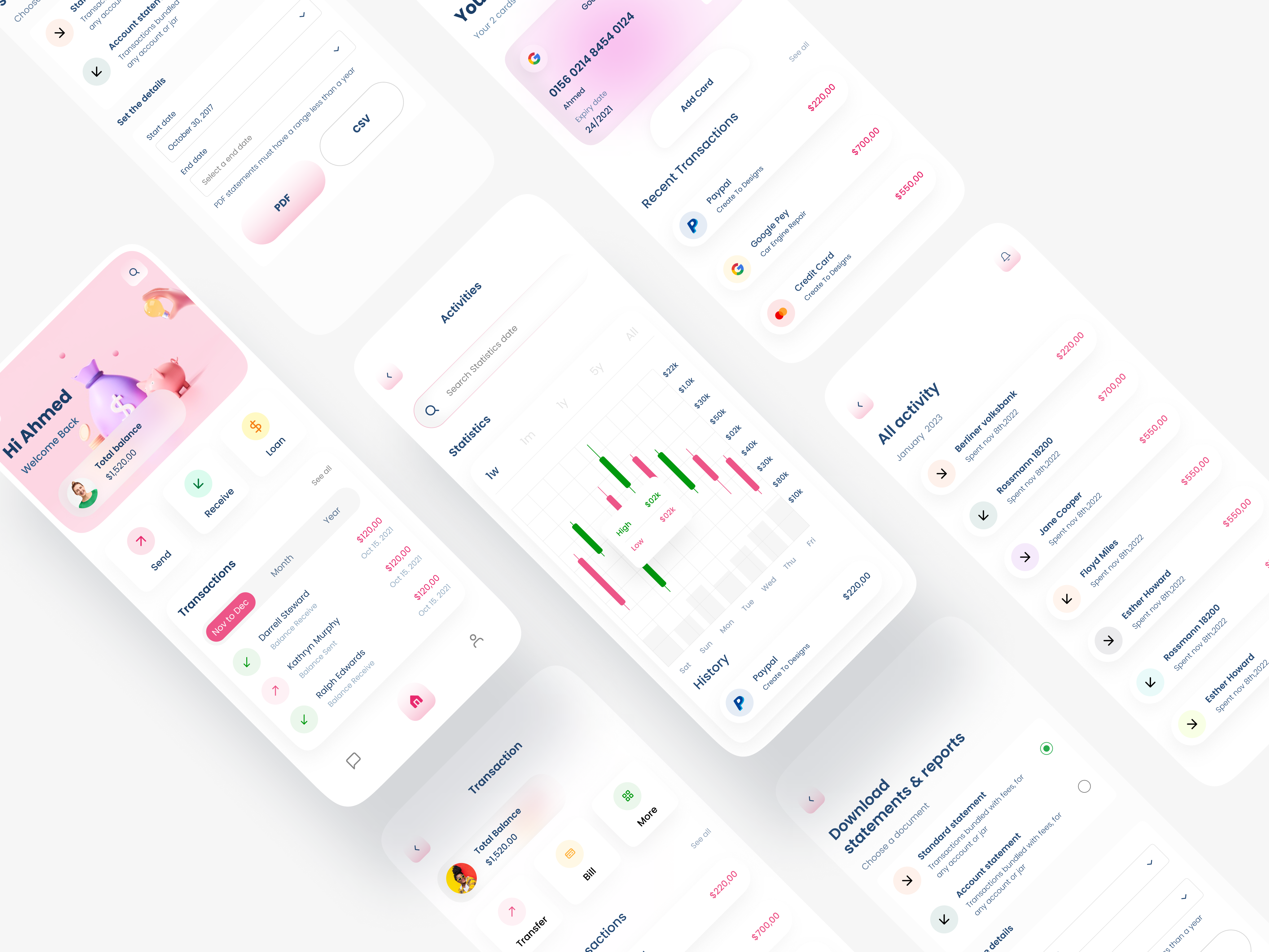 Finance Mobile App Design app app design application design branding design figma design graphic design illustration logo mobile app design mobile application ui ui design ux ux design vector
