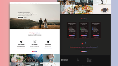JR Photography website design custom web design graphic design responsive web design web design website design