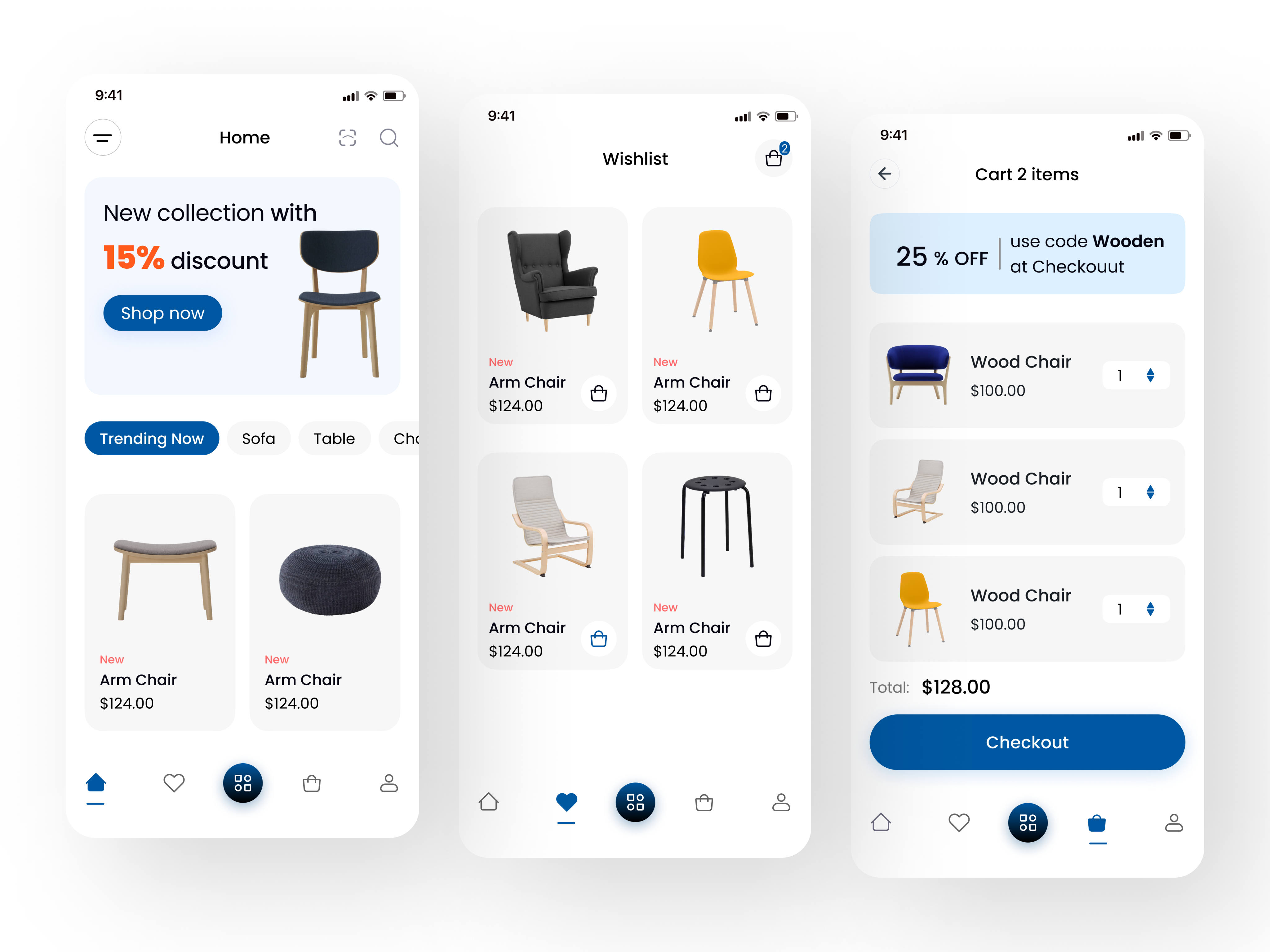 Furniture Mobile App Design app app design application design branding design figma design graphic design illustration logo mobile app design mobile application ui ui design ux ux design vector