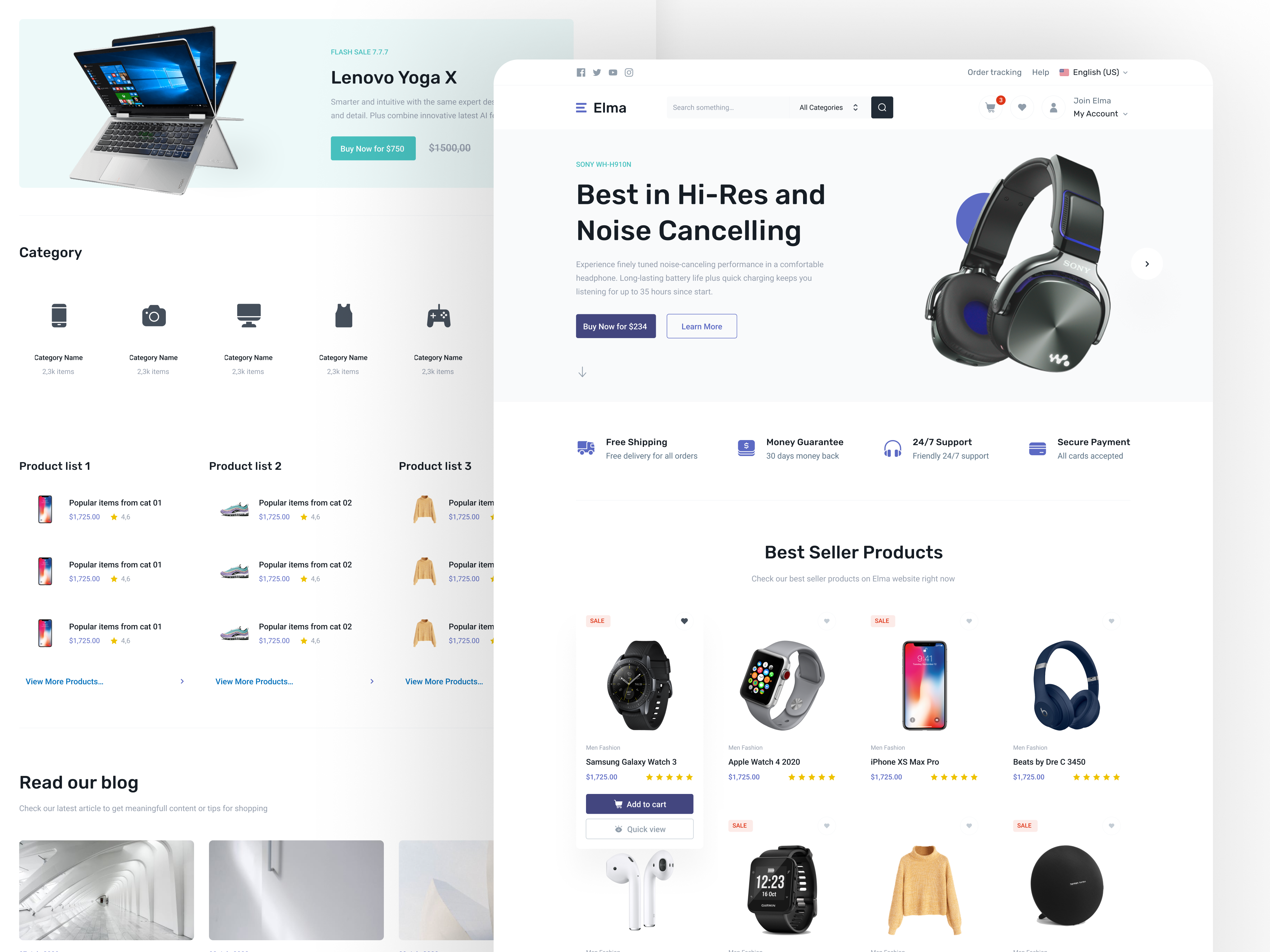 Elma eCommerce website app app design branding design figma design graphic design illustration landing page logo ui ui design ux ux design vector web app web application website design
