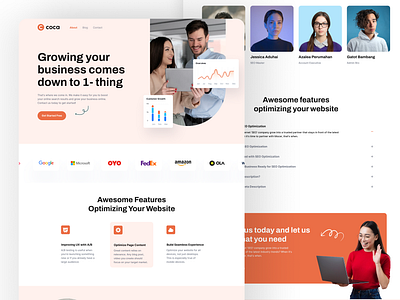 SEO Agency Website app app design branding design figma design graphic design illustration landing page design logo ui ui design ux ux design vector web app web application website design