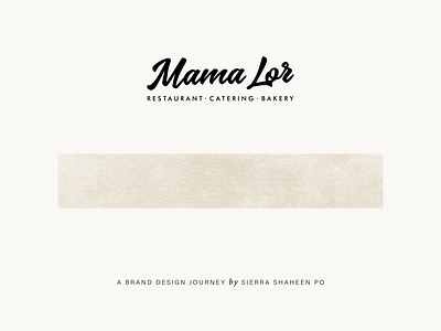 My Brand Design Journey with Mama Lor branding graphic design illustration logo menu design packaging design restaurant