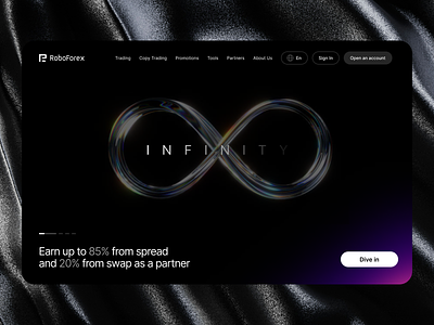Redefined | Roboforex hero section redesign broker brokerage cfd divblockstudio finance fintech forex landingpage redefined trading