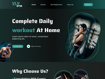 Gym web design activelifestyle designinspiration dribbble exercise fitness fitnesscenter fitnessenthusiasts gym gymgoer healthclub personaltraining psd shot ui ux webdesign webdesignpsd workout