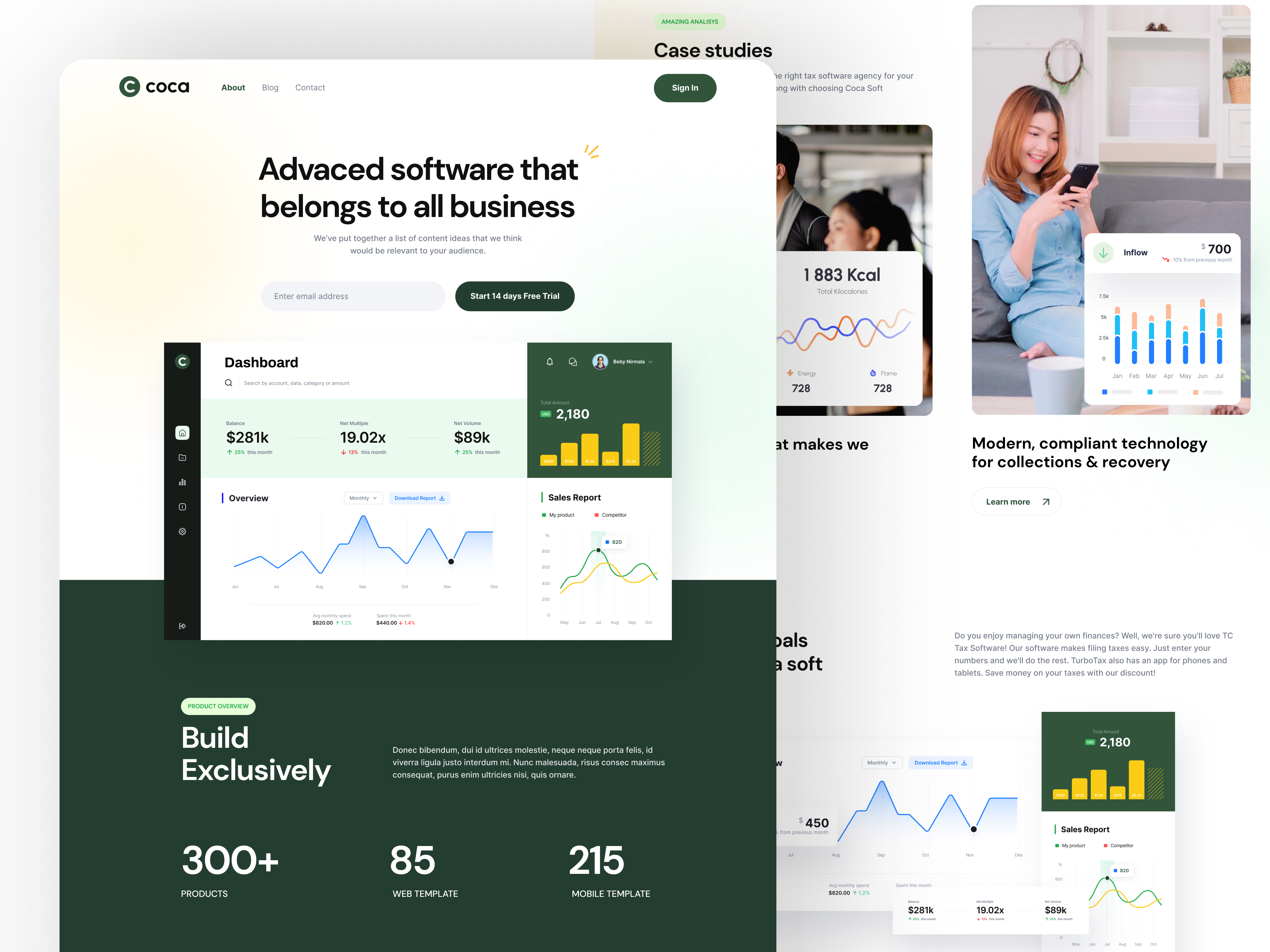 Software Website Landing Page app app design branding design figma design graphic design illustration landing page design logo ui ui design ux ux design vector web app web application website design