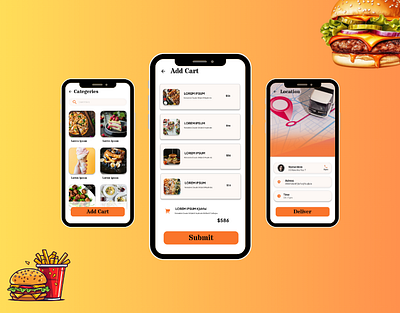 Food App Design figma figma prototyping food app design mobile app design online delivery online food app prototype ui ui ux design user experience user interface ux design wireframe