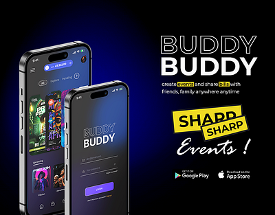 BUDDY APP branding graphic design