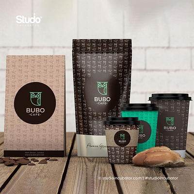 BUBO -Cafe Branding, Experience Design logo design