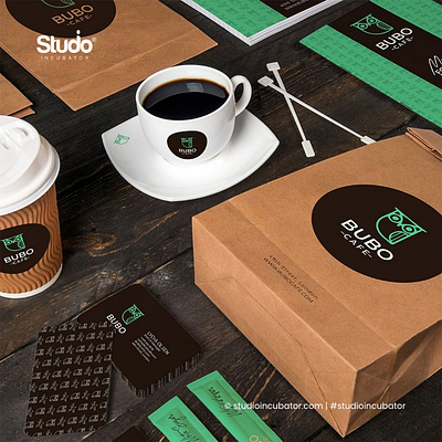 BUBO -Cafe Branding, Experience Design logo design