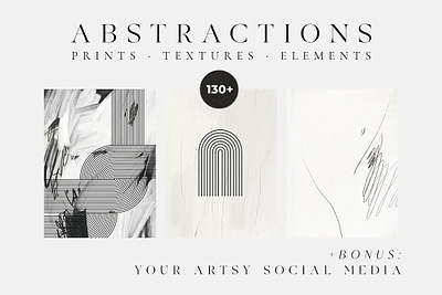 ABSTRACT art prints - mixed media abstract abstract art abstract background abstract bundle abstract shapes impressionism instagram template monochrome neutral nude social media template soft textural texture texture background