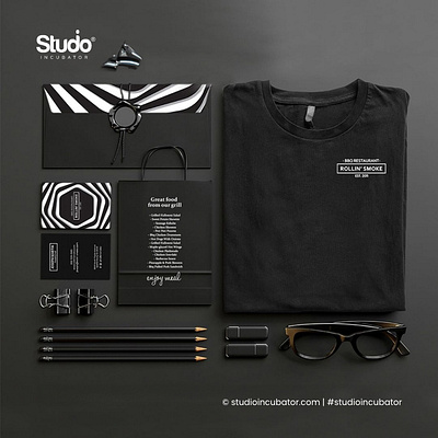 Rollin' Smoke - BBQ Restaurant Branding, Experience Design logo design