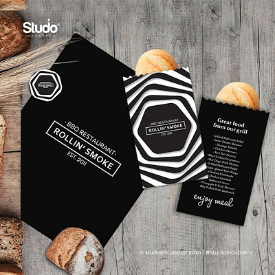 Rollin' Smoke - BBQ Restaurant Branding, Experience Design logo design