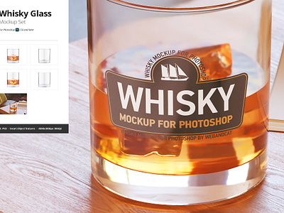 Glass Mockup - Whiskey Glass drink empty fresh glass glass mockup glass mockup whiskey glass glassful grand snifter logo logo mock up logo mockup mock up whiskey whiskey glass wine