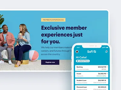 SOFI's Tech-Driven Solutions app banking blue branding design ecommerce finance finance app finance mobile fintech income investment mobile mobile design money personal finance savings ui ui ux ux