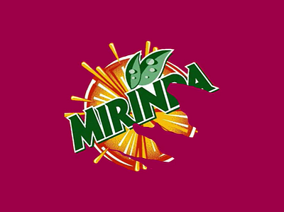 My Love, Mirinda (3 0f 100) after effects animation branding drink enjoy graphic design illustration logo mirinda motion graphics