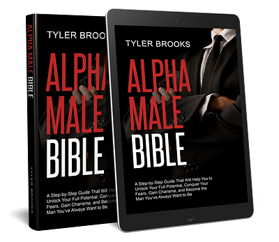 Alpha Male Bible Book Cover book book cover book cover design cover design cover designer kdp book cover