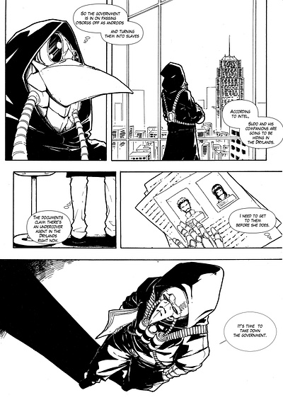 HIVE black and white comic comic book drawing manga