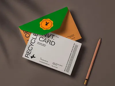 Free Recycled Branding Psd Invitation Card Mockup branding mockup envelope mockup invitation mockup stationery mockup