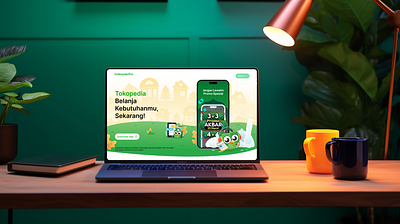 Re-Create Website Tokopedia design mobile tokopedia ui ui design website website design website tokopedia