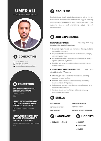 CV Design business creative design graphic design illustration