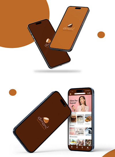 Almond - UI/UX Design app design bakery mobile ui ux