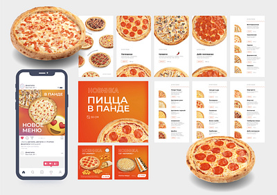 Social media design for food delivery graphic design illustration vector