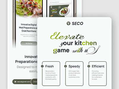 SECO - X Banner banner cooking delivery food design food mockup ui x banner