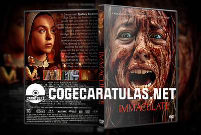 Immaculate (2024) DVD Cover design dvd dvdcover dvdcustomcover movieposter photoshop