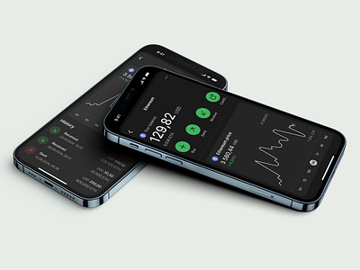 CoinWell Wallet - Cryptocurrency Details app chart clean cryptocurrncy walet dark mode details ethereum figma ios mobile nft product design saldo ui ux