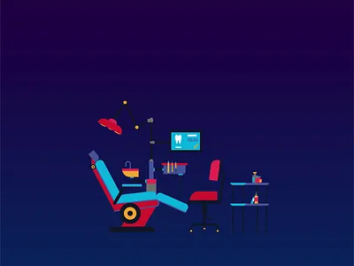 Lottie animation - Dental Case animation design graphic design hero animation illustration lottie lottie animation microinteraction motion graphics ui