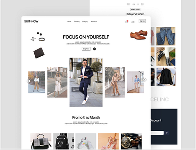 E-Commerce Landing Page commerce landingpage ui uiux websitey