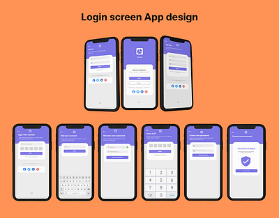 Login Screen App UI Design