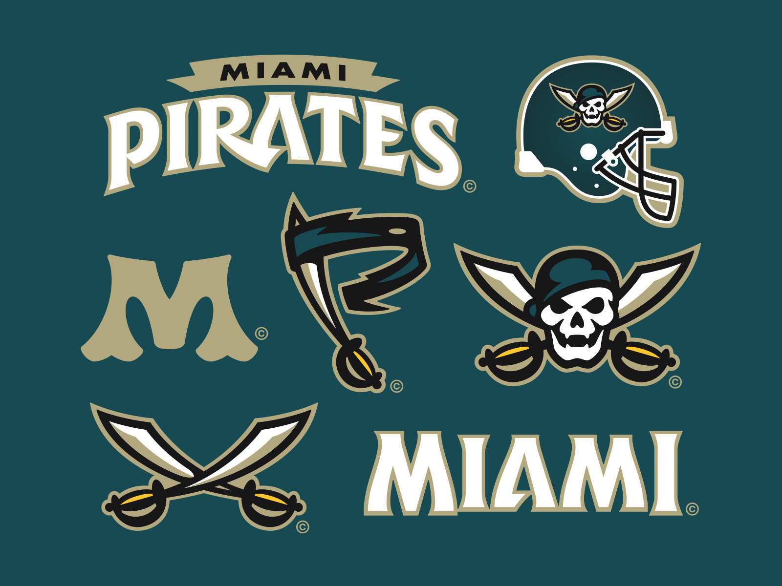 09/32 – Miami Pirates by Zilligen Design Studio on Dribbble, image size:1600x1200