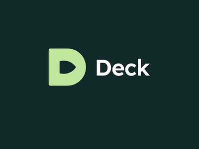 Deck branding graphic design logo tipo ui