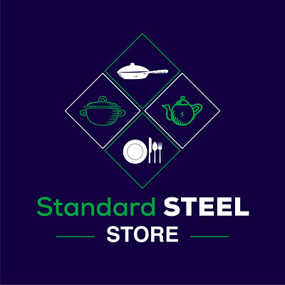 Standard Steel Store brandidentity branding business creative design graphic design illustration logo vector