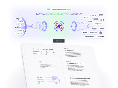 Landing page Pharmaceutical company branding illustration landing medical pharma ui ux web