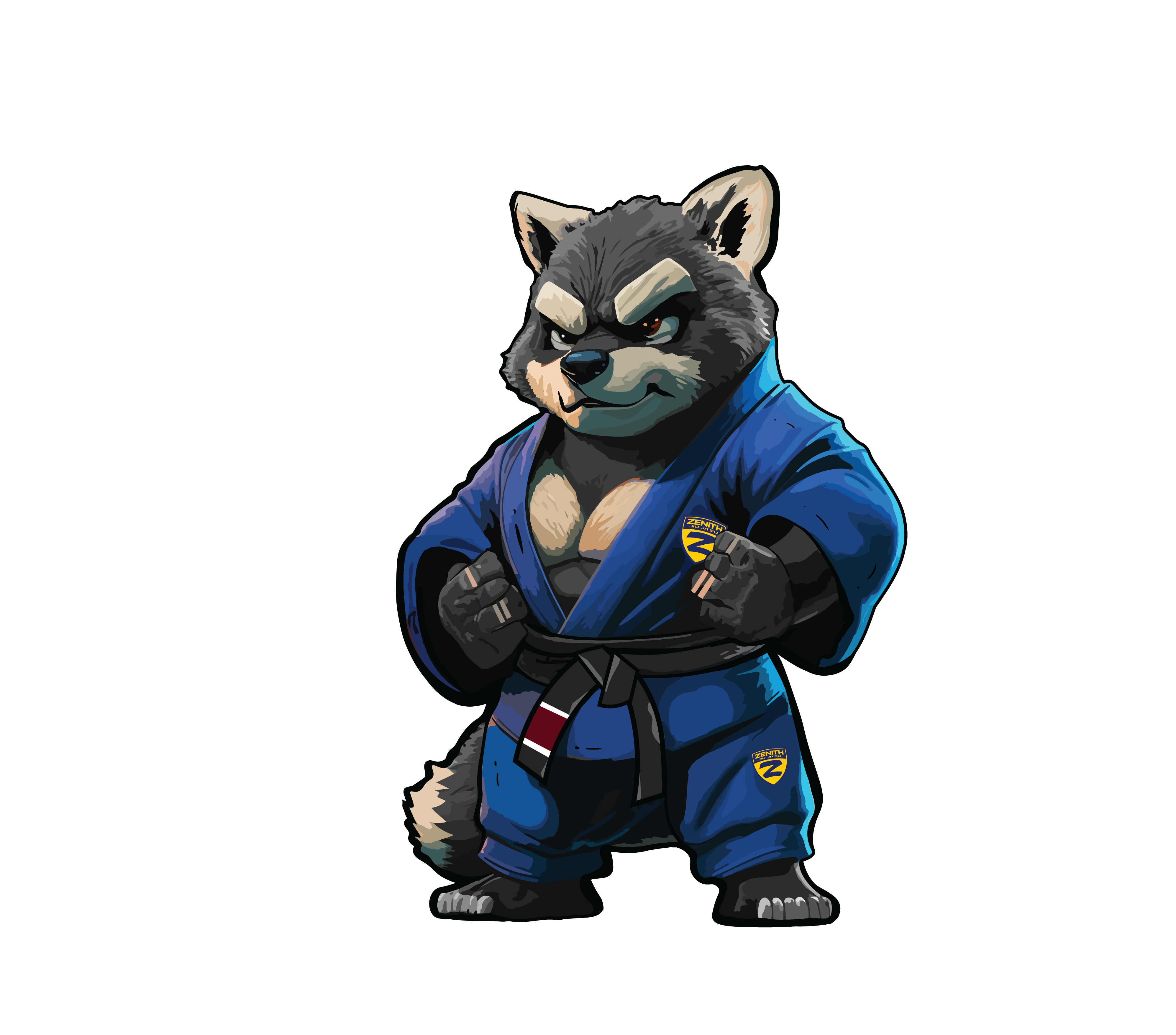 Example of Mascote - Zenith Jiu-Jitsu!