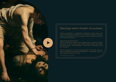 Caravaggio landing page & presentation branding graphic design landing page ui visual visual identity