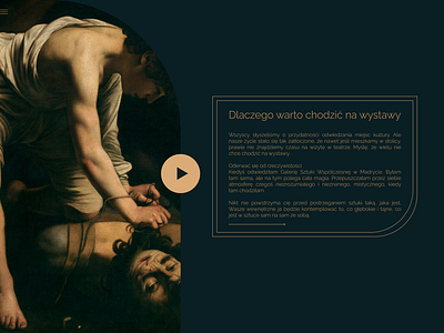 Caravaggio landing page & presentation branding graphic design landing page ui visual visual identity