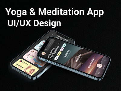 Yoga & Meditation App UIUX Design figmadesign hashtagfindyourbalance hashtaginnerpeace hashtagmeditation hashtaguiux healthylifestyle mindfulness selfcare stressrelief ui wellness yoga