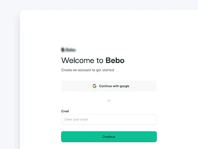 Bebo Sign up page crypto figma productdessign ui uidesign uiux ux uxdesign