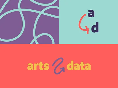 Arts branding proposal arrow arts branding colorfull digital doodles illustration logo minimal typography