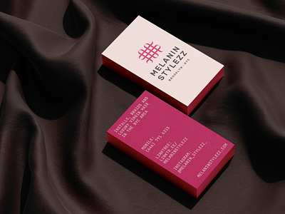 M-Stylezz Cards beauty brand business card card cosmetics elegant hair hairstylist logo luxury monogram print promo style stylist