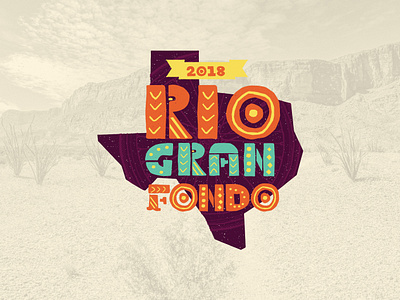 Rio Gran Fondo Logo big bend cycling logo rio grand text