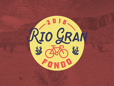 Rio Gran Fondo Logo big bend bike race cycling logo texas