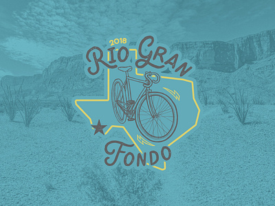 Rio Gran Fondo Logo big bend bike race cycling logo texas
