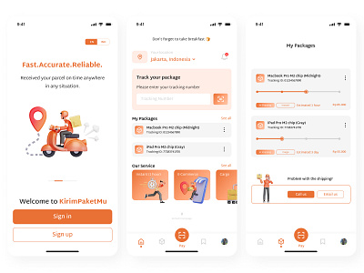 Delivery Mobile App app design graphic design ui ux