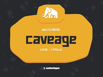 Cave Age - Fun Display Font bold font cartoon font childbook font childish creative font cute font cyrillic display font font fun font geometric font modern font multilingual russian russian bold sans serif type unique font