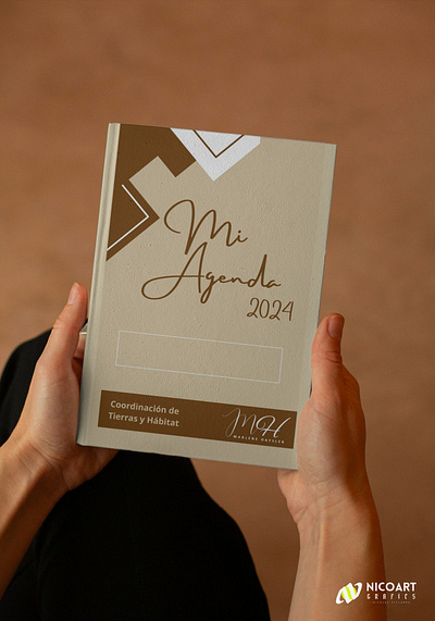 Appointment Book Design / Diseño de Agenda appointment book cover graphic design